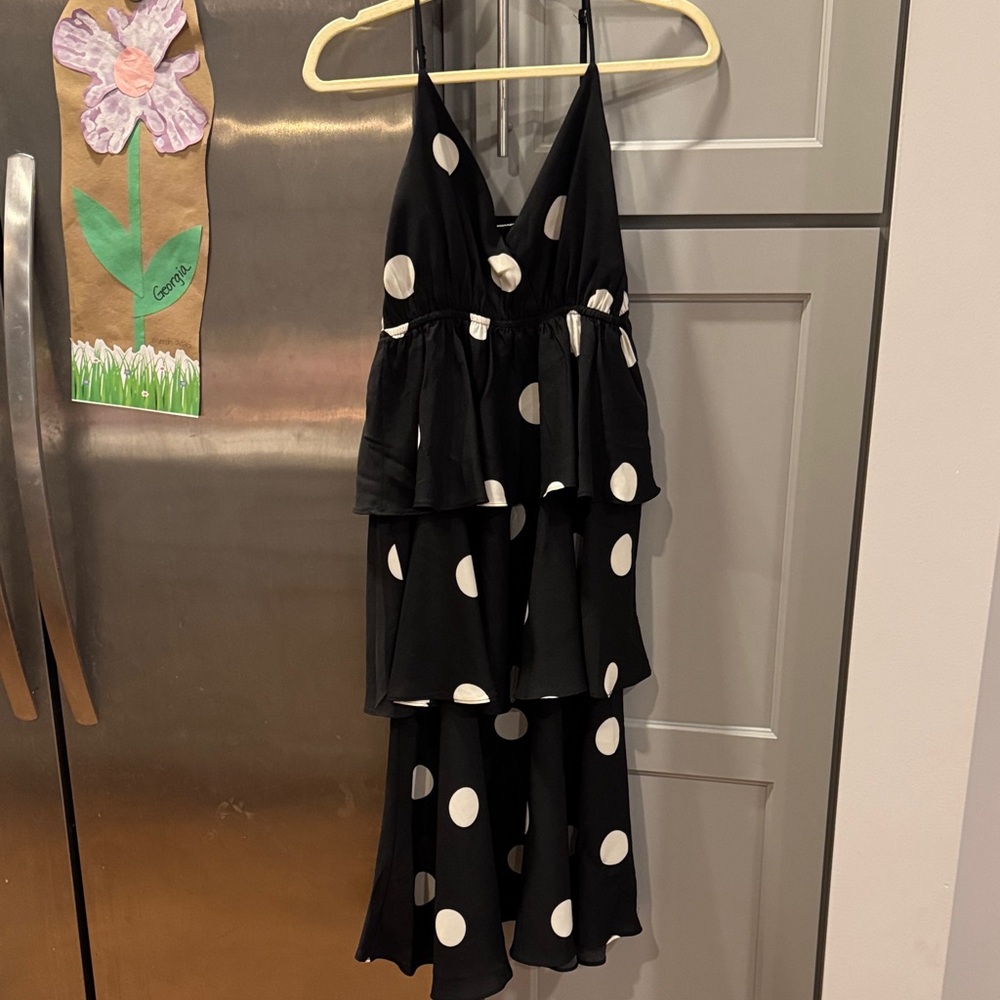 Lulus O.P.T. Black and White Polka Dot Maxi Dress - Picture 2 of 4
